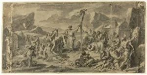 Francoise Verdier Prints: Moses and the Brazen Serpent, n. d. Creator: Francoise Verdier