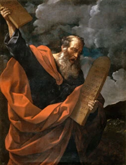 Sinful Gallery: Moses Breaking the Tablets of the Law, ca 1624-1625