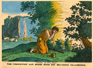 Flame Prints: Moses and the Burning Bush. Creator: N v d Linden