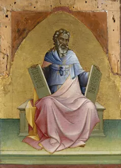Ten Commandments Collection: Moses, ca. 1408-10. Creator: Lorenzo Monaco