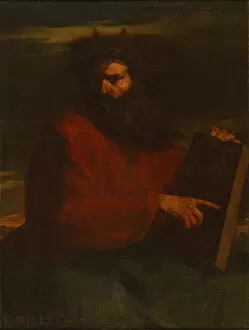 Weak Gallery: Moses with the Ten Commandments, 1841