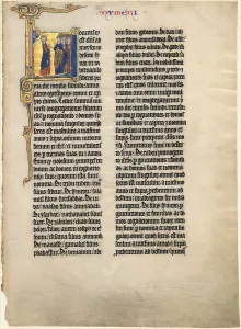 Counting Prints: Moses Counting the Children of Israel, c. 1270. Creator: Unknown