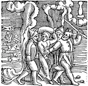 Conrad Prints: Moses delivering the Israelites from Egypt, 1557
