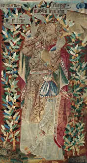 Latin Collection: Moses (fragment) from The Transfiguration of Christ, Flanders, 1460 / 70. Creator: Unknown