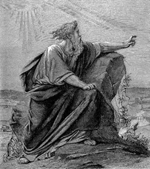 Moses, Old Testament prophet, c1860 Moses, Old Testament prophet, c1860