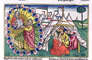Ten Commandments Collection: Moses receiving the Ten Commandments