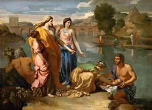 Poussin Gallery: Moses Saved from the Water. Artist: Poussin, Nicolas (1594-1665)