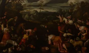 Moses Striking Water from the Rock, 16th century Moses Striking Water from the Rock, 16th century