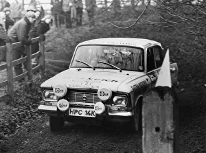 1972 Prints: Moskvitch 412, Lanfranchini, 1972 R. A. C. Rally. Creator: Unknown