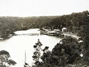 Foot Bridge Prints: Mosman Bay, c1880. Creator: Unknown