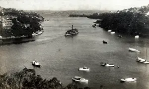Steamboat Prints: Mosman Bay, c1900, looking south. Creator: Unknown