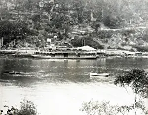 Steamboat Prints: Mosman Bay ferry, c1890. Creator: Unknown
