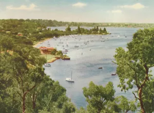 Sailboat Gallery: Mosman Bay, Keanes Point, Peppermint Grove, c1947. Creator: Unknown