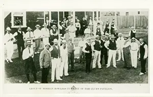 Cricket Prints: Mosman bowlers, c1905. Creator: Unknown