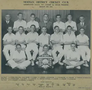 Cricket Prints: Mosman District Cricket Club. Creator: Unknown