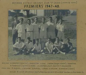 Cricket Prints: Mosman District Cricket Club. Creator: Unknown