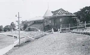 Cricket Prints: Mosman Oval, c1920s. Creator: Unknown