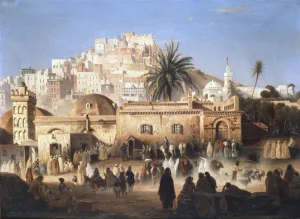 Algiers Gallery: Mosque of El Mecolla, Algiers, c1821-1849. Artist: Antoine Victor Joinville