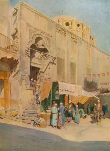 Mosque of Mohammed Bey, c1905, (1912). Artist: Walter Frederick Roofe Tyndale Mosque of Mohammed Bey, c1905, (1912). Artist: Walter Frederick Roofe Tyndale