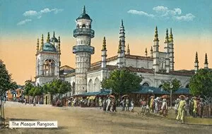 Burmah Myanmar Gallery: The Mosque Rangoon, c1888