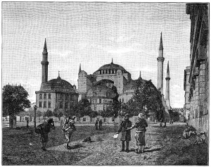 Hagia Sophia Prints: The Mosque of Santa Sophia, Constantinople, 1900