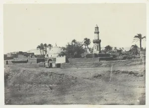 Minarets Gallery: Mosquée d El-Arif et Tombeau de Mourad-Bey, Haute-Egypte, 1849 / 51, printed 1852