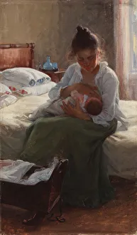Crib Prints: Mother, 1893. Creator: Elin Danielson-Gambogi
