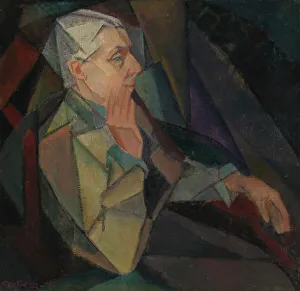 Caven Alvar Prints: My Mother, 1915. Creator: Alvar Cawén