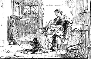 The Mother, by A. Hacker:Institute of Painters in Oil Colours, 1883. Creator: Dawson