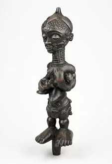 Tribal Culture Gallery: Mother-and-Child Figure (Bwanga bwa Chibola), Democratic Republic of the Congo