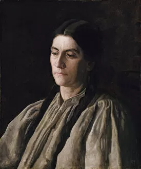 Thoughtful Gallery: Mother (Annie Williams Gandy), ca. 1903. Creator: Thomas Eakins