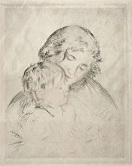 Mother and Child, 1896. Creator: Pierre-Auguste Renoir (French, 1841-1919)