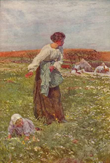 Pastel Prints: The Mother and Child, c1903, (c1915). Artist: Lionel Percy Smythe