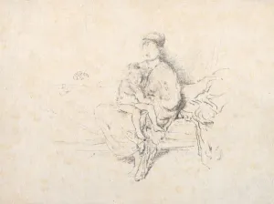 Mother and Child, No. 2, 1896. Creator: James McNeill Whistler (American, 1834-1903)
