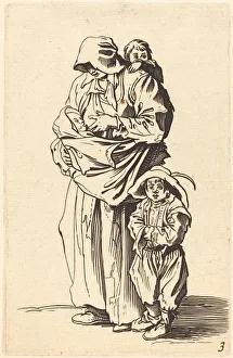 Mother and Three Children. Creator: Unknown