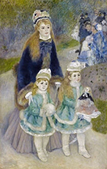 Images Dated 1st November 2013: Mother and Children (La Promenade), 1874-1876. Artist: Renoir, Pierre Auguste (1841-1919)