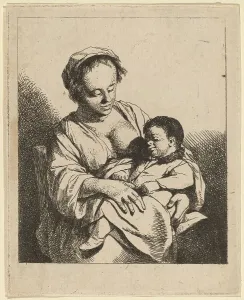 Bega Cornelis Prints: The Mother. Creator: Cornelis Bega