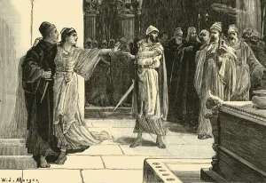 Achaemenid Collection: The Mother of Cyrus Saving His Life, 1890. Creator: Unknown