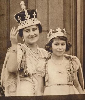 Elizabeth Ii Alexandra Mary Gallery: Mother and Daughter, 1937