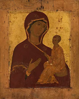 Moscow School Prints: The Mother of God by Tikhvin, between 1500 and 1525. Creator: Moscow School