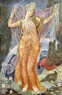 Babylonian Collection: The Mother Goddess Ishtar, 1916. Artist: Evelyn Paul