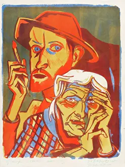 Mother and I, 1920. Creator: Bockstiegel, Peter August (1889-1951)
