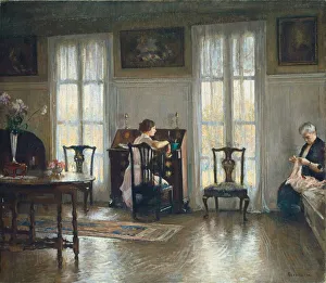 Mother and Mary, 1922. Creator: Edmund Charles Tarbell