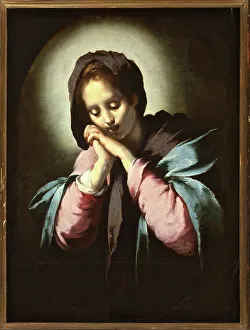 Entombment Prints: Mother of Sorrows, c.1610. Creator: Strozzi, Bernardo (1581-1644)