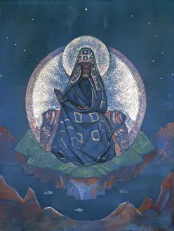 Roerich Prints: Mother of the World, 1924. Creator: Roerich, Nicholas (1874-1947)