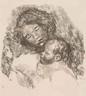 1841 1919 Prints: Motherhood, 1912?. Creator: Pierre-Auguste Renoir (French, 1841-1919)