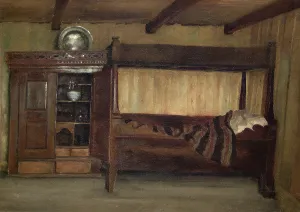 Storage Prints: Mother's Bed, 1879. Creator: Gustav Wentzel