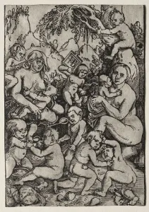 The Two Mothers. Creator: Hans Baldung (German, 1484 / 85-1545)