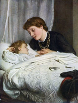 Sentimental Gallery: Mothers Darling, 1884, (1912).Artist: Joseph Clark
