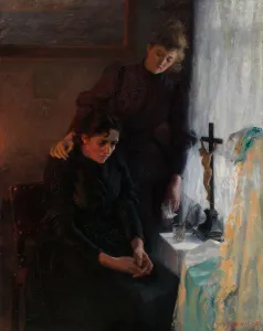 Mother's Sorrow, 1891. Creator: Dagmar Furuhjelm